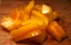 Yellow Bell Peppers Cut for the Wokking