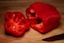 Red Bell Peppers for the Wok